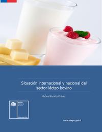 Situación internacional y nacional del sector lácteo bovino