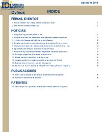 Boletín N°2  Ovinos - Agosto 2010
