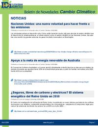 Boletín Cambio Climático - 7 de abril, 2009