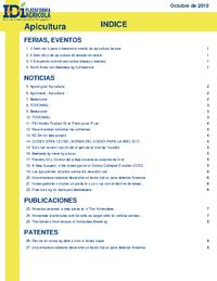 Boletín N°4  Apicultura - Octubre de 2010