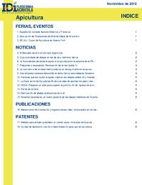 Boletín N°5  Apicultura - Noviembre de 2010