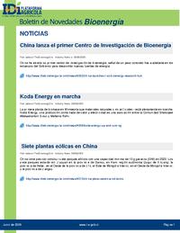 Boletín Bionergía - Junio de 2009