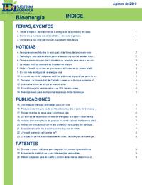 Boletín Bionergía - Agosto de 2010