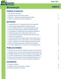 Boletín Bionergía - Enero de 2011