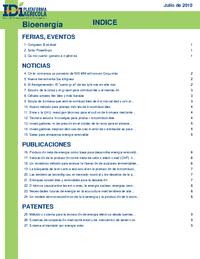 Boletín Bioenergía - Julio de 2010