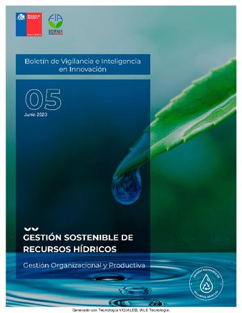 Gestión Sostenible de Recursos Hídricos. Boletín de Vigilancia e Inteligencia en Innovación, N°5 junio 2023