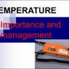 Temperature: Importance and management