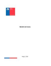 Boletín de avena: Producción y comercio exterior