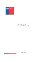 Boletín de avena: Producción y comercio exterior