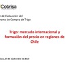 Trigo: mercado internacional y formación del precio en regiones de Chile (2015)