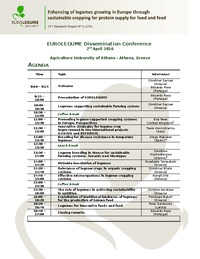 EUROLEGUME Dissemination Conference