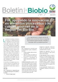 Boletín FIA N°1: Región del Biobío