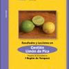 Resultados y lecciones en gestión productiva y comercialización de Limón de pica : proyecto de innovación en I Región de Tarapacá : Gestión