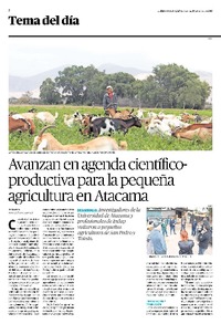 Noticia Diario Atacama, 18 de Febrero 2018
